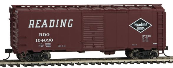 Walthers 910-1684 HO Reading 40' AAR 1944 Boxcar #104030