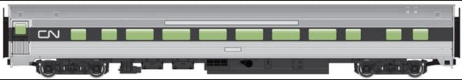 Walthers 910-30011 HO Canadian National 85' Budd Large-Window Coach