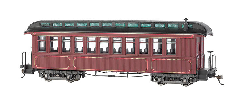 Bachmann 26201 On30 Painted & Unlettered Wood Coach/Observation Car