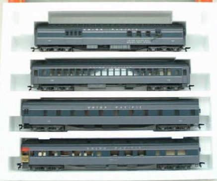 Rivarossi 6923 HO Union Pacific 4-Car Passenger Set (Set B) LN/Box