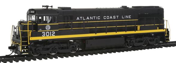 Rivarossi HR2537 HO Atlantic Coast Line GE U25C Diesel Loco w/ Sound & DCC #3012
