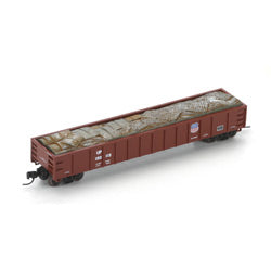Athearn 23635 N Union Pacific 52' Gondola with Scrap Load #152113