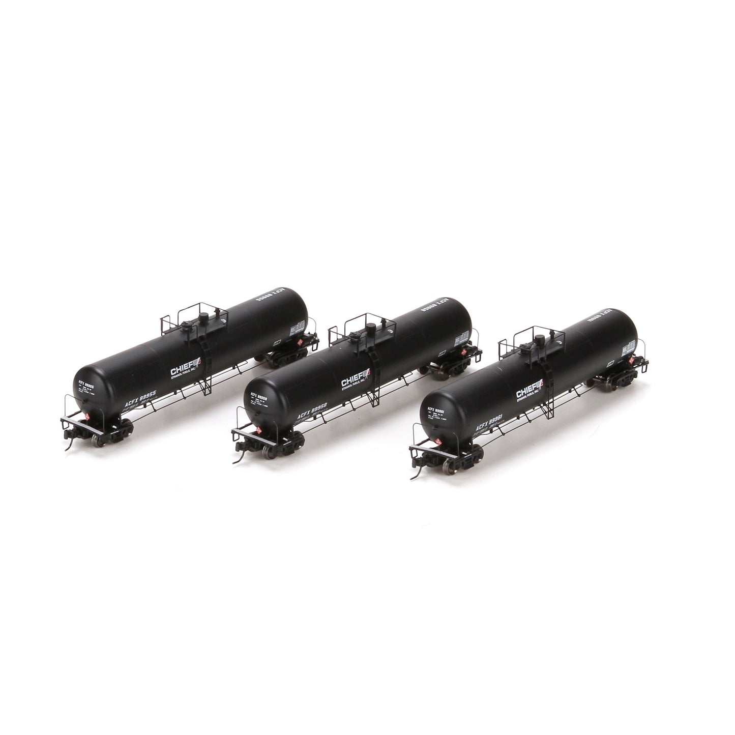 Athearn 24391 N ACFX 30,000-Gallon Ethanol Tank Chief #2 (3)