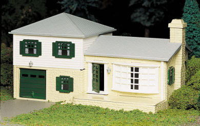 Bachmann 45607 O Plasticville Split-Level House Building Kit