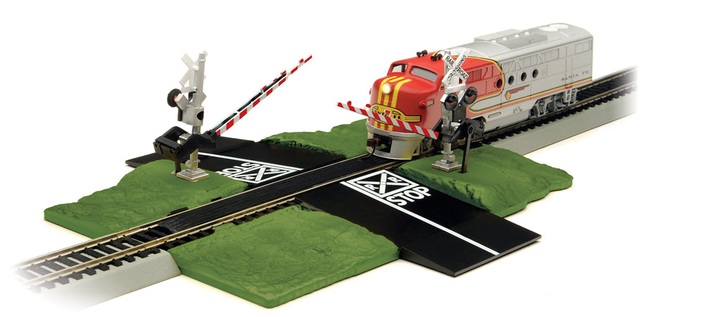 Bachmann 44579 HO E-Z Track System Dual Crossing Gate LN