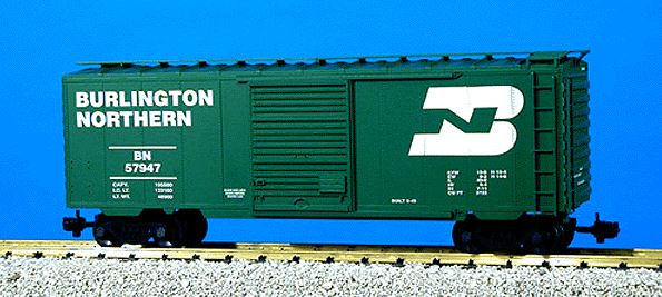 USA Trains R192073 G BN 40' PS-1 Steel Box Car with 8' Youngstown Door #57947