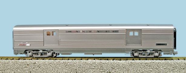 USA Trains 310002 G Santa Fe "Super Chief" Aluminum Baggage Car #3534