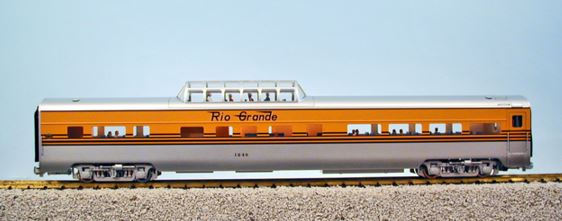 USA Trains R31136 G Rio Grande Extruded Aluminum Vista Dome #1248 (Metal Wheels)
