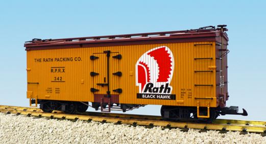 USA Trains R16365 G Rath Packing Co. Wood Ice Reefer Car #342