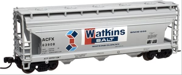 Atlas 50000924 N Watkins Salt ACF 3560 Covered Hopper #63908