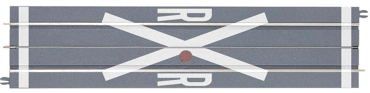 Lionel 6-21575 O Gauge SuperStreets Railroad Crossing 10" Straight Track