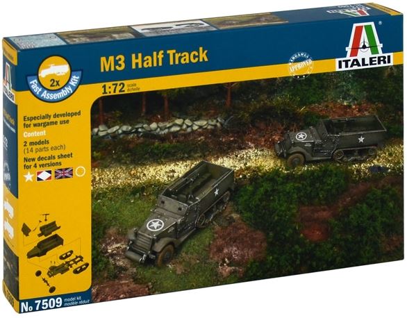 Italeri 7509S 1:72 M3 Half Track