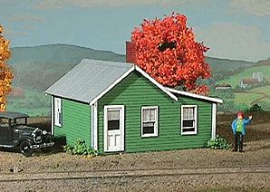 American Model Builders 93 Laser Art Company House S Scale Kit