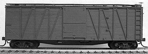 Accurail 4300 HO Undecorated 40' Wood Doors & Metal Ends Boxcar