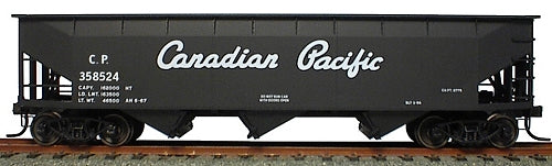 Accurail 7516 HO Canadian Pacific AAR Offset Side 3 Bay Hopper Car # 358524 Kit