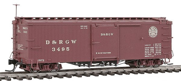 Blackstone Models 340124 HOn3 DRGW 3000 Series 30' Boxcar #3495