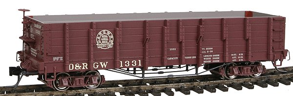 Blackstone Models 340403 HOn3 DRGW 1000 Series High Side Gondola #1331