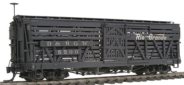 Blackstone Models 340200W HOn3 DRGW 5500-Series 30' Weathered Stock Car #5500