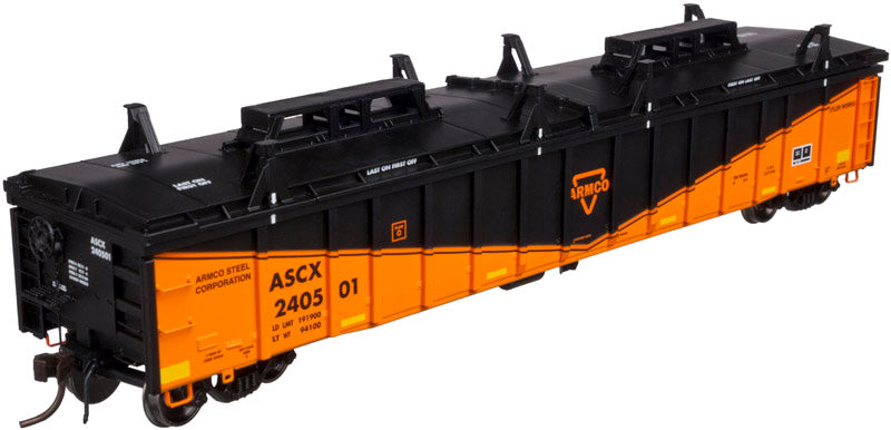Atlas 20003243 HO Armco Steel Thrall 2743 Covered Gondola #240501