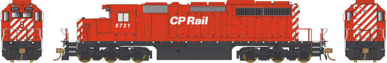 Bowser 24154 HO Canadian Pacific GMD SD40-2 Diesel Locomotive #5721
