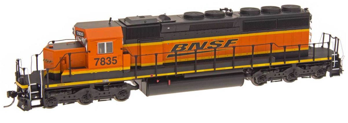 InterMountain 49350 HO BNSF Railway EMD SD40-2 Diesel Locomotive with DCC #7835