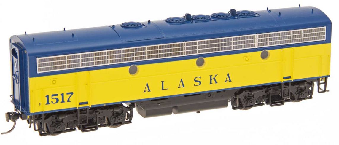 InterMountain 49595S HO Alaska EMD F7B Diesel Locomotive with Sound & DCC #1517