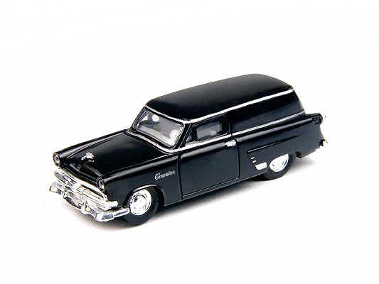 Classic Metal Works 30292 HO Mini Metals Raven Black '53 Ford Courier Sedan Car