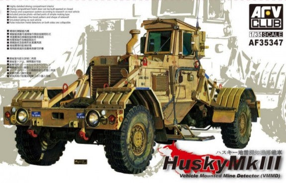 AFV Club AF35347 1:35 Husky Mk III Mounted Mine Detector Military Vehicle Kit