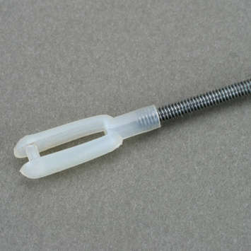 Dubro 229 Mini-Nylon Kwik-Links on 12", 2-56 Rods