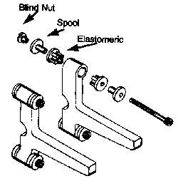 Dubro 682 .45-.80 4-Stroke Motor Mount