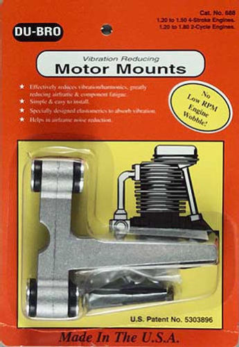 Dubro 688 1.20 2/4-Stroke Vibration Reducing Motor Mount