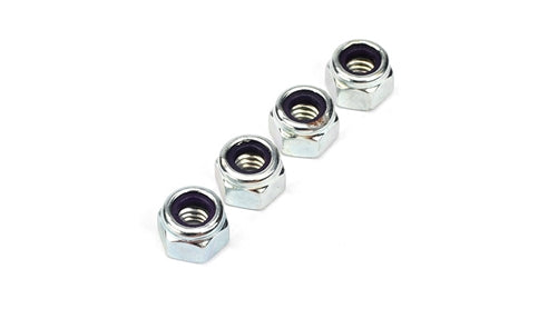 Dubro 3112 4-40 Stainless Steel Nylon Insert Lock Nuts (Pack of 4)