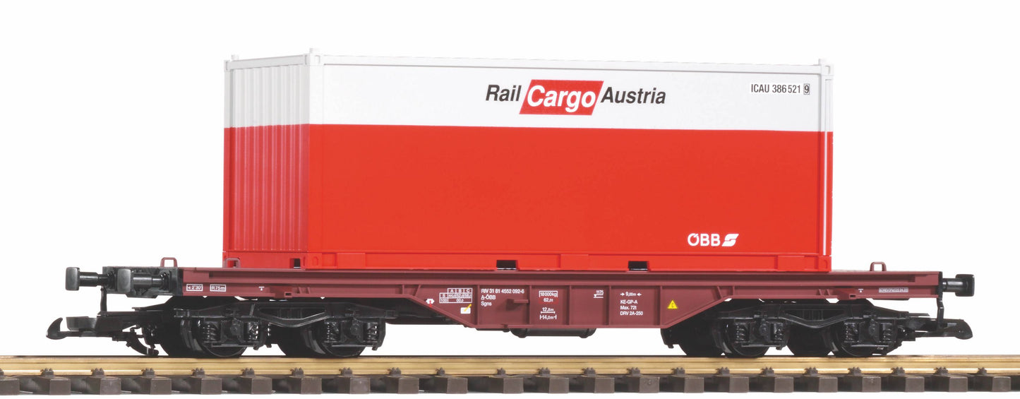 Piko 37011 G Austrian Federal Railways V Flatcar with Container