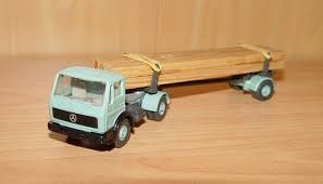 Wiking 390 HO Mercedes Langholz Transporter