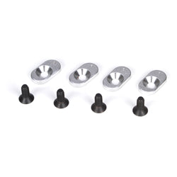 Losi B5803 5IVE-T, MINI WRC 18.5/58 EngineMntInserts&Screws (Pack of 4)