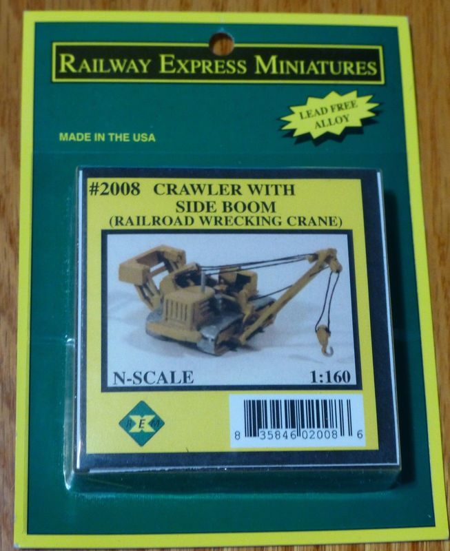 Railway Express Miniatures 2008 1:160 Crawler w/Side Boom Kit