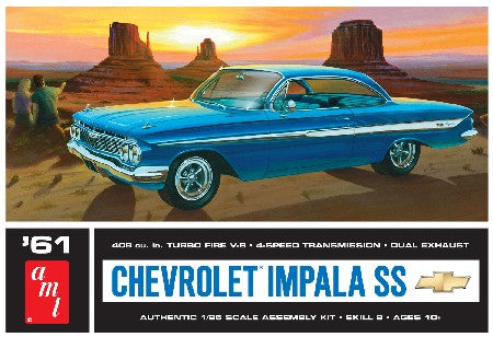 AMT 1013 1:25 1961 Chevy Impala SS Plastic Model Kit