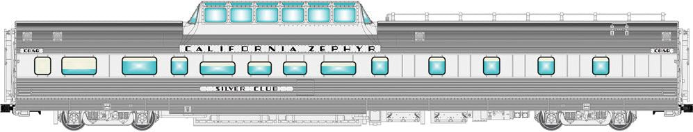 Atlas 3009007-1 O Denver & Rio Grande Western Zephyr Budd Dome Car