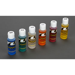 Team Losi Racing 74020 2oz Shock Oil (6pcs: 20, 25, 30, 35, 40, 45)