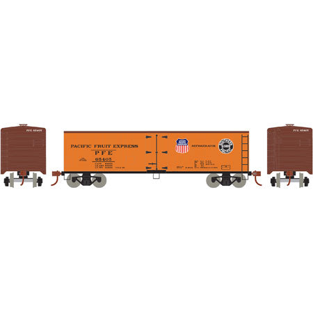 Roundhouse 85621 HO Pacific Fruit Express 40 Wood Reefer #65405