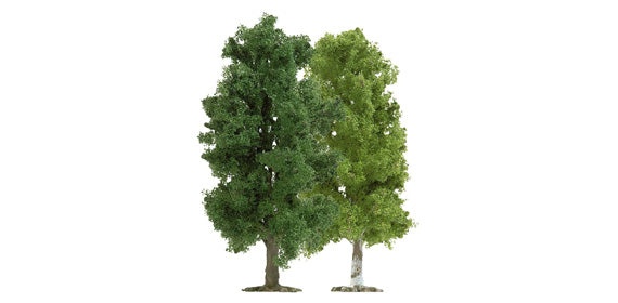 Busch 6740 HO/TT Deciduous Trees Beech and Birch Tree 4.5"