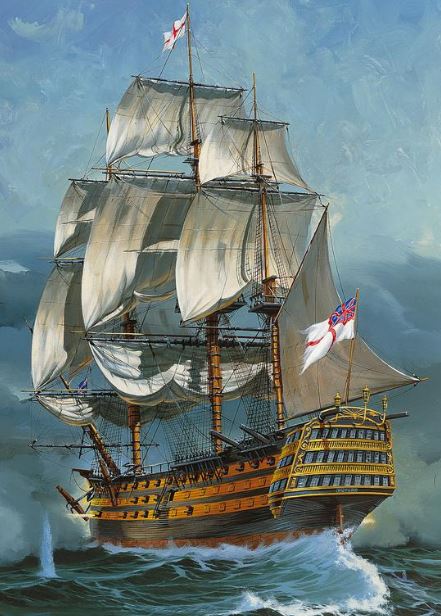 Revell of Germany 05408 1:225 H.M.S. Victory Sailing Ship Plastic Model Kit