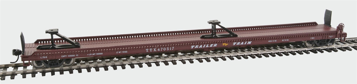 Walthers 910-5218 HO Trailer-Train 75' Piggyback Flatcar #470517