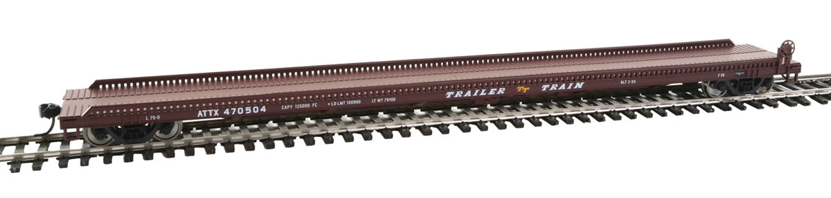 Walthers 910-5219 HO Trailer-Train ATTX 75' Piggyback Flatcar #470504