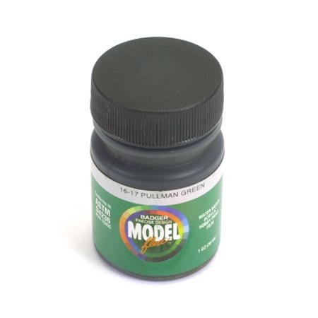 Badger 16-17 Pullman Green Modelflex Railroad Acrylic Paint - 1 oz. Bottle
