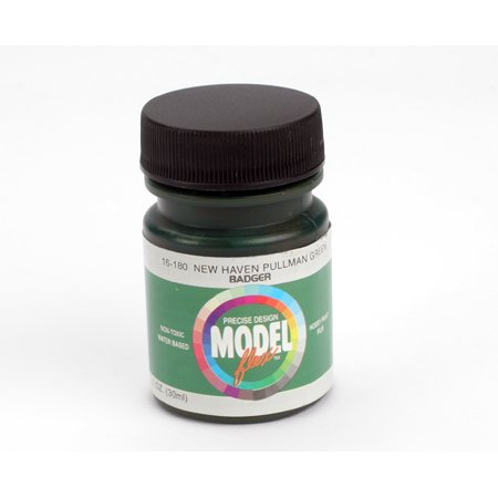 Badger 16-180 NH Pullman Green Modelflex Railroad Acrylic Paint - 1 oz. Bottle