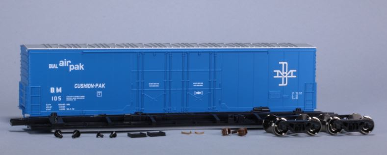 Scale Trains SXT1000 HO Boston & Maine Evans 5100 RBL 8' Double-Plug Boxcar #105