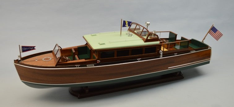 Dumas 1273 1:12 38 1929 Chris Craft 38' Commuter Boat Kit