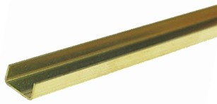 K&S 9885 1/8" x 12" Brass Channel