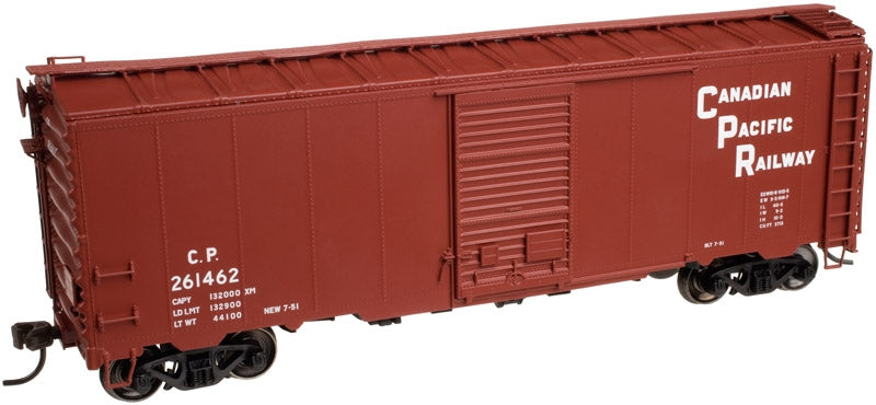 Atlas 20002435 HO Canadian Pacific AAR Post-War Boxcar w/6' Door #261462